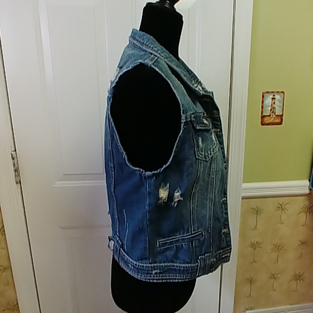 DENIM VEST - Picture 4 of 4